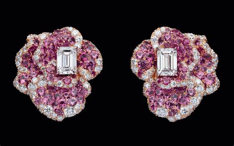 dior rose earrings 2011|dior gardens collection.